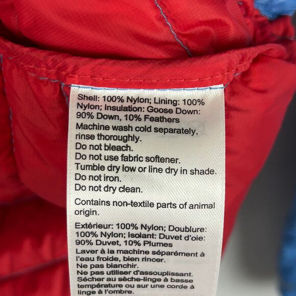Outdoor Research Down Baja Pullover Puffer Jacket Blue/Red 268499 Women's Size M - Picture 5 of 9
